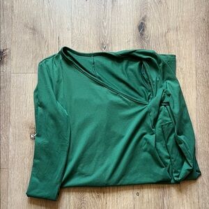 Elegant Green Women's Long Dress